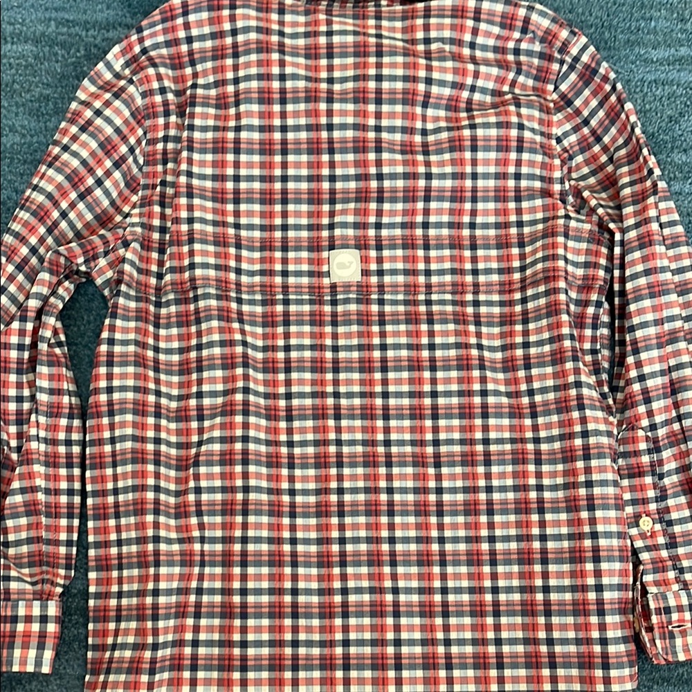 NWT Boys Fishing/Sun Harbor Shirt in Jetty Red - Picture 5 of 6